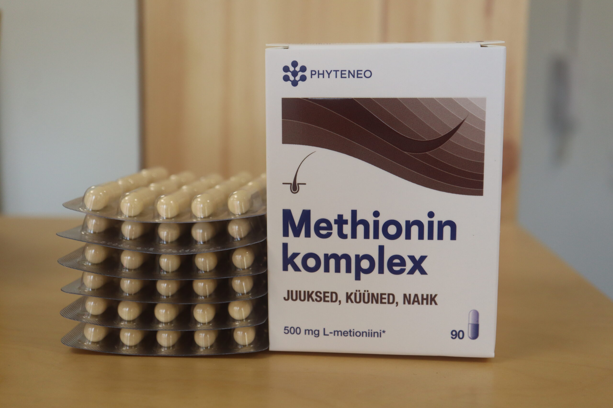 Methionin vitamiinid juustele, küüntele ja nahale (1X90kp)